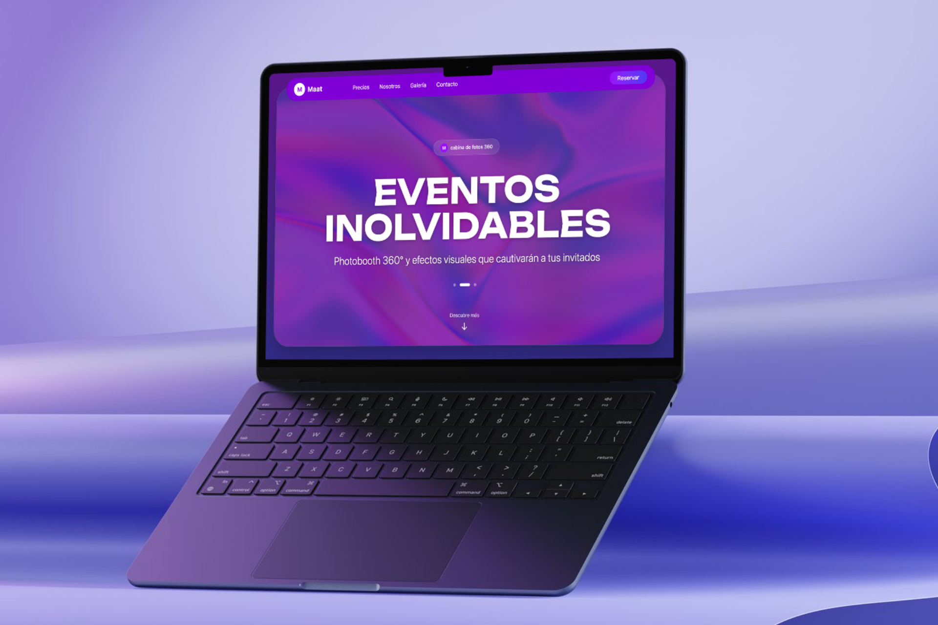 Maat Eventos - Sitio Web Corporativo