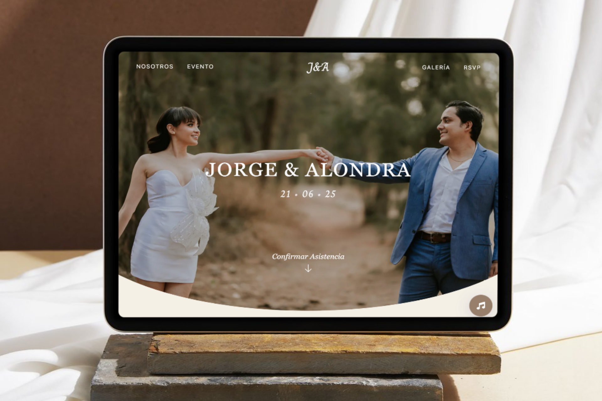 Sitio Web de Boda - Jorge & Alondra