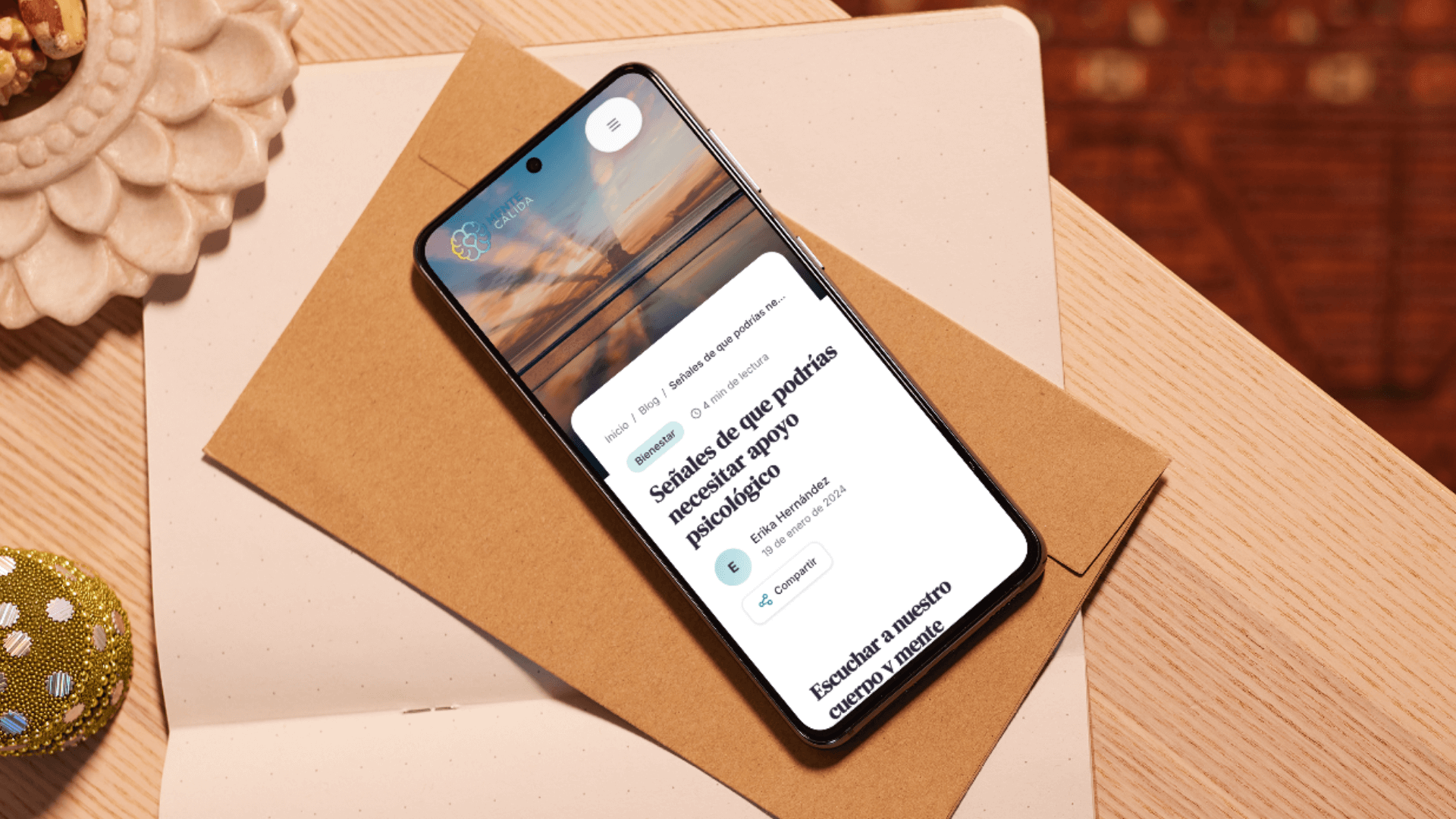 Mente Cálida - Sitio Web y Branding - Imagen 2